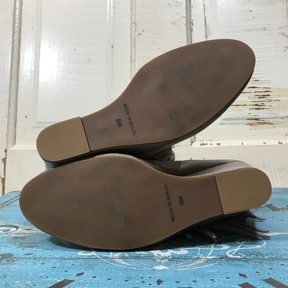 Steve Madden Mohavee Leather Suede Fringe Boots - Picture 5 of 14